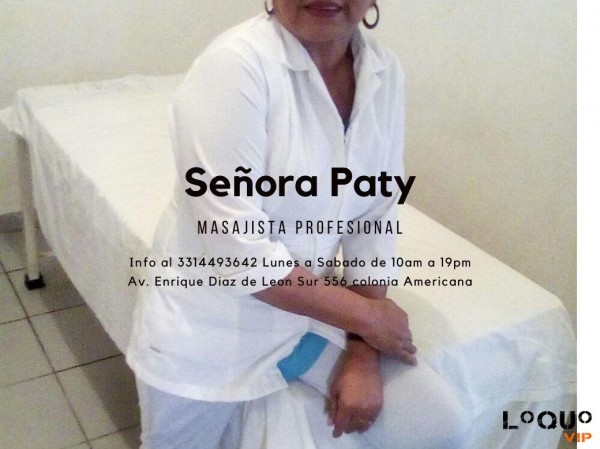 Masajes eróticos Jalisco: Liberate del estress ponte en manos de la Sra Paty