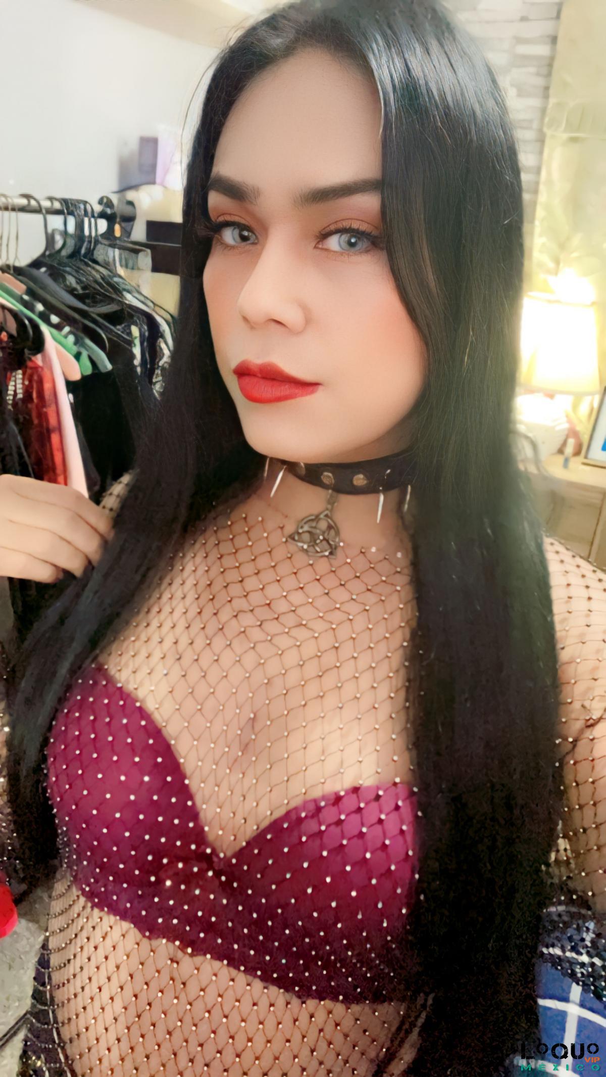 Travestis Tamaulipas: Chicha Trans gótica delgadita bonita con lugar