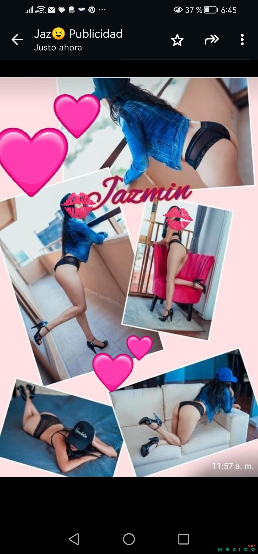 Masajes eróticos México: Jazmín, bonita, sexy, te vas enamorar de mi servicio amor