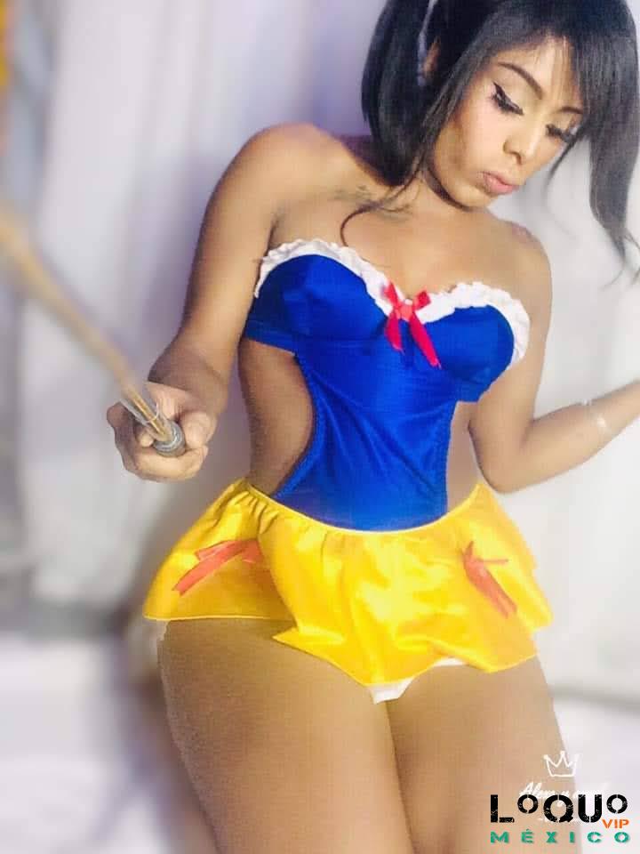 Travestis Aguascalientes: Nena trans activa dominante con lugar 100% seguro