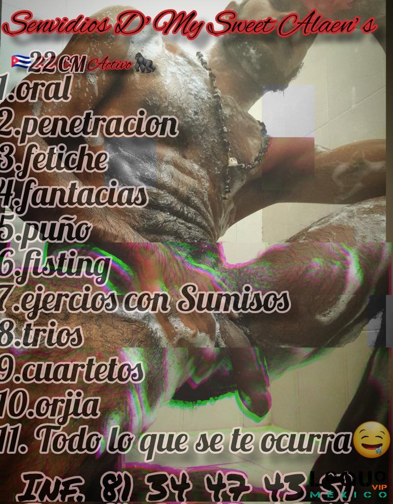 Escorts Gay Tabasco: Negro vergon 23cm D placer atrevete