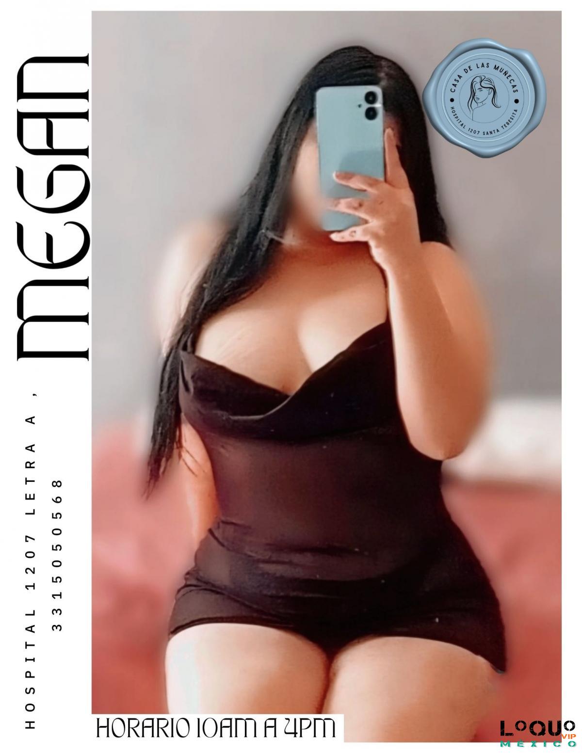 Putas Jalisco: Megan novedad en Casa de las Muñecas 19 años